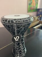Професионална алуминиева тарамбука Vatan (45 см / Ø 22 см) (Черно/Бяло) - Image 2