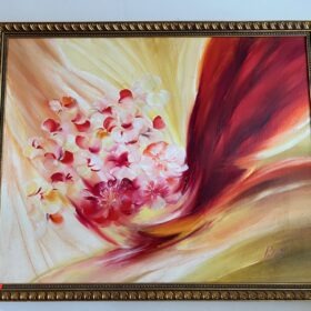 Танцът на нежността (97 × 77 cm)